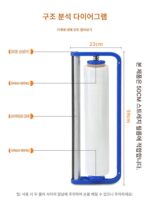 이사용 전문 스트레치 필름 압축기, 수동 필름 스트레처, 버블 필름 스트래핑 기계 핸들 - 이미지 5