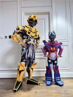 할로윈 코스프레 부모-자식 캣워크 트랜스포머 범블비 옵티머스 프라임 성인 착용형 3차원 갑옷