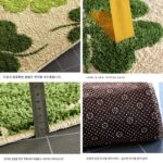 손으로 짠 벨벳 도어 카펫 입구 도어 매트 두꺼운 도어 매트 침실 도어 매트 먼지 제거 미끄럼 방지 매트 - 이미지 4