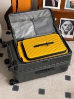 2024 사이드 오프닝 딥 스토리지 28 캐리어 트롤리 케이스 남성용 확장형 24인치 스포츠 대용량 20 캐리어 여성용 - 이미지 4