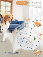 개 소리 장난감 단단한 큰 공 상호 작용 지루함 완화 씹기 체력 소모 이갈이 퍼즐 자기 오락 냄새 맡는 골든 리트리버 - 이미지 2