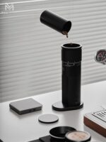 MUVNA Mouweina 더스트 전기 원두 분쇄기 소형 가정용 커피 원두 분쇄기 핸드드립 이탈리아 모카 포트 - 이미지 2