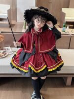 여자아이 할로윈 해리포터 아카데미 로리타 공주 드레스 2025 봄 가을 신상품 아기 여아 드레스 - 이미지 3