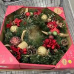 2025년 신축 거실 크리스마스 장식 화환 문 걸이 선물 벽 장면 장식 배열 크리스마스 화환 - 이미지 5