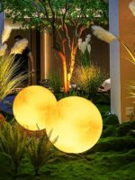 야외 달등 태양열 잔디등 달등 야외 안뜰 빌라등 조경 안뜰 장식 분위기등