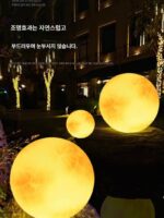 야외 달등 태양열 잔디등 달등 야외 안뜰 빌라등 조경 안뜰 장식 분위기등 - 이미지 4