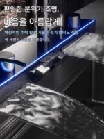 특두께 5.0mm 고급 더블 폭포 대형 싱글 슬롯 304 스테인리스 스틸 주방 고래 야채 싱크대 식기 세척기 벌집 - 이미지 4