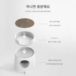 미웨이 고양이 캐슬형 고양이 화장실 고양이 둥지 조합 반밀폐형 서랍형 대형 고양이 화장실 고양이 스크래칭 보드 화장실 통합형 - 이미지 3