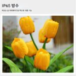 태양광 정원 조명 야외 튤립 조명 발코니 정원 레이아웃 조경 분위기 장식 조명 접지 플러그 잔디 조명 - 이미지 3