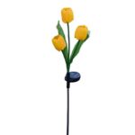 태양광 정원 조명 야외 튤립 조명 발코니 정원 레이아웃 조경 분위기 장식 조명 접지 플러그 잔디 조명 - 이미지 5