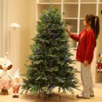 순수 PE 크리스마스 트리 자동 트리 1.5/1.8/2.4/2.4 미터 대형 크리스마스 트리 홈 거실 베어 트리 장식품 - 이미지 4