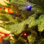 순수 PE 크리스마스 트리 자동 트리 1.5/1.8/2.4/2.4 미터 대형 크리스마스 트리 홈 거실 베어 트리 장식품 - 이미지 5