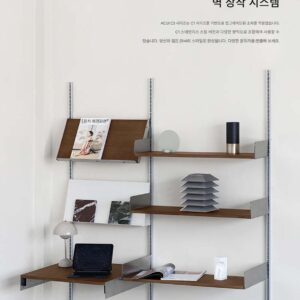 A Cui는 벽에 집을 지었습니다. 견고한 목재로 만든 창의적인 걸이 선반 디스플레이 선반 대형 흰색 벽 장식 보관 선반