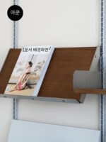 A Cui는 벽에 집을 지었습니다. 견고한 목재로 만든 창의적인 걸이 선반 디스플레이 선반 대형 흰색 벽 장식 보관 선반 - 이미지 2