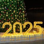 대형 야외 크리스마스 트리 6m 8m 10m 장식 크리스마스 장면 레이아웃 쇼핑몰 호텔 조명 디스플레이 - 이미지 4