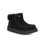 UGG 레저 라이트 럭셔리 24 여성용 지퍼 램스킨 가을/겨울 따뜻한 캐주얼 슈즈 지퍼 라운드 토 미드탑 부츠 - 이미지 5