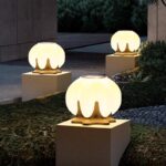 게이트 조명 태양열 기둥 조명 고급 기둥 조명 야외 안뜰 게이트 부두 조명 빌라 게이트 입구 램프 기둥 조명 - 이미지 3