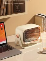 히터 소형 홈 오피스 데스크탑 욕실 벽면 장착 아기 욕조 욕실 소형 태양 히터 - 이미지 4