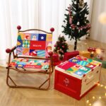 크리스마스 분위기 장식 레이아웃 접이식 보관함 안뜰 캠핑 스타일 간식 자동차 트렁크 보관함 - 이미지 2