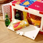 크리스마스 분위기 장식 레이아웃 접이식 보관함 안뜰 캠핑 스타일 간식 자동차 트렁크 보관함 - 이미지 5