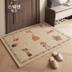 스웨덴 스톡 일본식 도어매트 리넨 매트는 도어 로그에 맞춰 잘라서 사용할 수 있으며 반려동물 스타일 미끄럼 방지 카펫입니다.