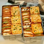 대만의 맛! 틴박스에 담긴 차이브 누가 샌드위치 비스킷. 인기 간식이자 특별한 간식입니다. - 이미지 4