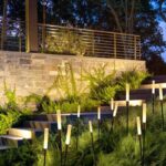 야외 방수형 태양열 리드 램프 안뜰 정원 지면 램프 발코니 빌라 서리 스틱 램프 장식용 잔디 램프 - 이미지 4