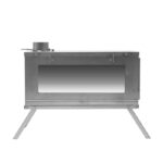 선택된 티타늄 스토브 소형 G 미니 나무 스토브 텐트 난방 접이식 휴대용 피크닉 야외 캠핑 바베큐 스토브 - 이미지 5