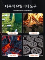 화재 집게 쓰레기 집게 스테인리스 스틸 가정용 화재 집게 화재 집게 긴 막대 긴 손잡이 쓰레기 집게 플러스 긴 화재 집게 - 이미지 3