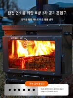 오리지널 맨 웜 샤 순수 티타늄 벽난로 난방 스토브 휴대용 야외 캠핑 텐트 히터 캠핑 쿠커 스토브 - 이미지 2