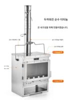 오리지널 맨 웜 샤 순수 티타늄 벽난로 난방 스토브 휴대용 야외 캠핑 텐트 히터 캠핑 쿠커 스토브 - 이미지 5