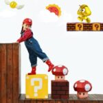 마리오 코스 의류 아동용 작업복 초등학생 도파민 의상 코스프레 슈퍼 마리오 의상 - 이미지 5