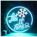 메리 크리스마스 네온 USB 장식 조명 산타클로스 크리스마스 트리 눈송이 사슴 바 - 이미지 4