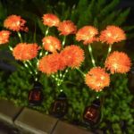 태양열 벌집 랜턴 5개 헤드 시뮬레이션 나비 벌집 꽃 플러그인 램프 야외 안뜰 정원 장식용 잔디 램프