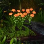 태양열 벌집 랜턴 5개 헤드 시뮬레이션 나비 벌집 꽃 플러그인 램프 야외 안뜰 정원 장식용 잔디 램프 - 이미지 3