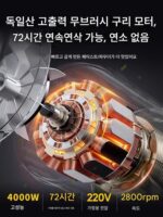 상업용 분쇄기 전기 옥수수 분쇄기 가정용 곡물 분말 기계 건식 및 습식 이중 용도 사료 분쇄기 - 이미지 4