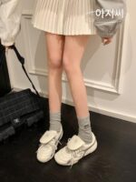 "웬 삼촌" 계단식 블록 ~ 포레스트 갠더 여성용 트레이닝화 2025년 봄 신상 여성용 신발 플립업 스포츠 캐주얼화 - 이미지 3