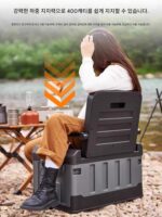 독일 세이코 보관함 야외 보관함 두꺼워진 차량 보관함 접이식 물고기 낚시함 낚시함 - 이미지 3