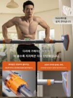 독일산 철봉 실내 홈 풀업 기구 도어 프레임 어린이용 링 펀칭 없는 패밀리 피트니스 장비 - 이미지 3