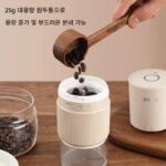 몽디오 전기 원두 분쇄기 커피 원두 분쇄기 가정용 소형 수동 분쇄 커피 머신 분쇄기 35단 기어 - 이미지 4