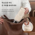 몽디오 전기 원두 분쇄기 커피 원두 분쇄기 가정용 소형 수동 분쇄 커피 머신 분쇄기 35단 기어 - 이미지 5