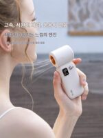 FARADAY Faraday 핸드헬드 고속선풍기 핸드헬드 소형선풍기 지능형 디지털 디스플레이 100단 무한 경험 선풍기 - 이미지 4