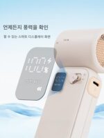 FARADAY Faraday 핸드헬드 고속선풍기 핸드헬드 소형선풍기 지능형 디지털 디스플레이 100단 무한 경험 선풍기 - 이미지 5
