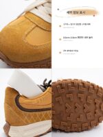 선셋 포레스트 더블 레이스 두꺼운 밑창 덱슨 슈즈 여성용 2025년 봄 신스타일 높이감 있는 포레스트 검프 슈즈 올매치 화이트 슈즈 - 이미지 5