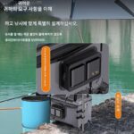 낚시 상자 사이드 백 다기능 낚시 상자 액세서리 보관 가방 도구 가방 사이드 포켓 사이드 백 강력한 하중 지지력을 갖춘 낚시 상자 - 이미지 5