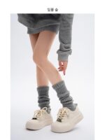 선셋 포레스트 못생긴 귀여운 큰 머리 두꺼운 바닥 작은 흰색 신발 여성 올매치 2025 봄 신상 캐주얼 스포츠 신발 빵 신발 - 이미지 2