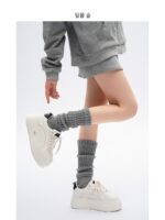 선셋 포레스트 정품 가죽 화이트 슈즈 여성용 올매치 2025 봄 신상 두꺼운 밑창 캐주얼 스포츠화 키 키우기 슈즈