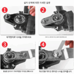 각도 분쇄기에서 절단기로 변환 헤드 Universal treasure 목공 도구 컬렉션 전기 트리밍 기계 전기 스크레이퍼 슬로팅 - 이미지 2