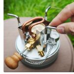 Youzhelubi 야외 알코올 가스화 스토브 Feast Fire Booster 스토브 야외 캠핑 차 끓이기 하이킹 피크닉 휴대용 스토브 - 이미지 2