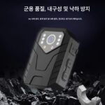 HD 야간 투시 WiFi 법 집행 레코더 4K 가슴 착용 레코더 현장 작업 촬영용 - 이미지 5